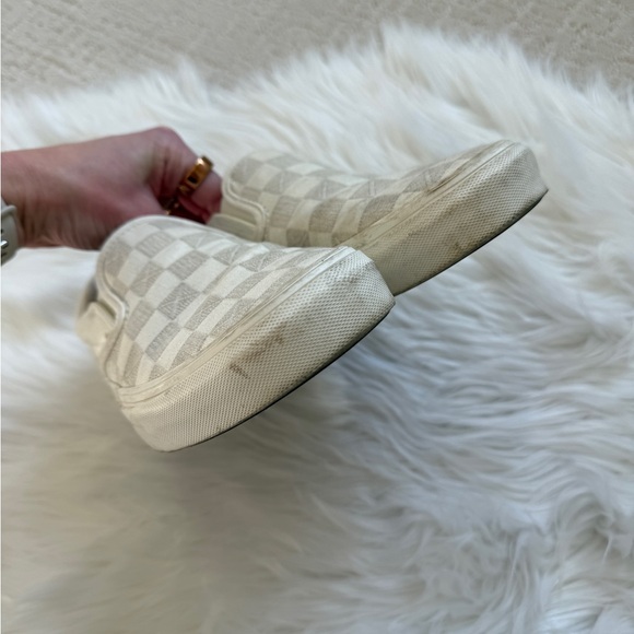 Vans Classic Checkered Slip-Ons Marshmallow size 9 - Picture 4 of 9